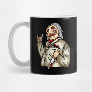 Saw Movie Jigsaw Billy the Puppet Mug